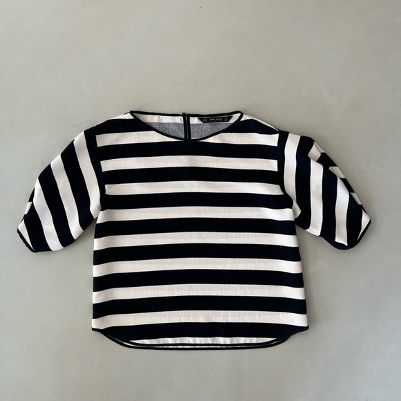 Zara Striped Tee - Picture 1 of 12